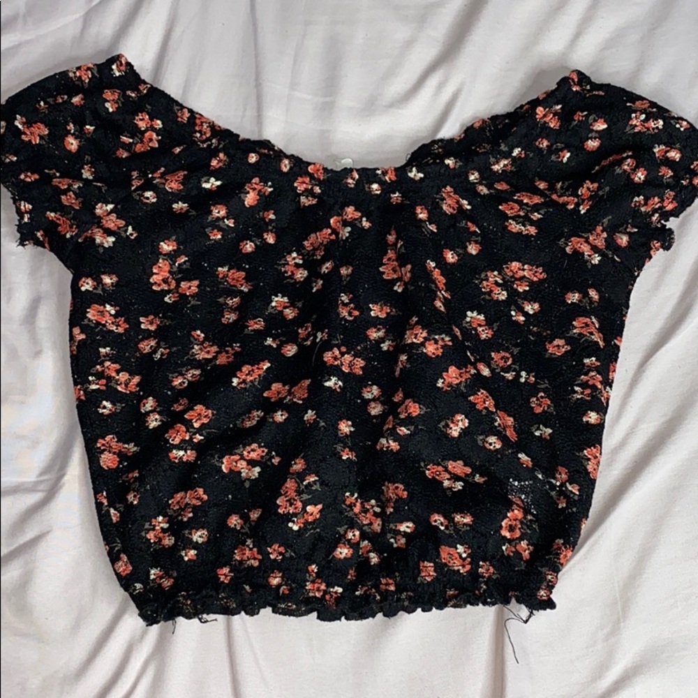 Floral crop top